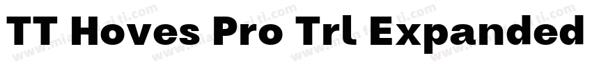 TT Hoves Pro Trl Expanded Extra字体转换